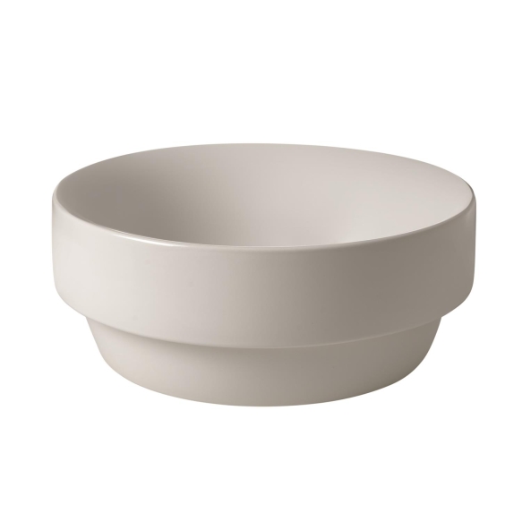 Countertop round washbasin 35x14 cm, white mat