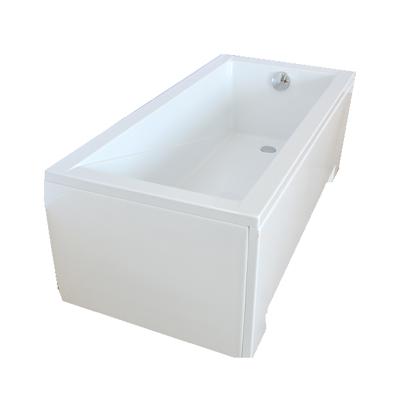 bathtub 160x70 cm "MODENA", incl long side panel
