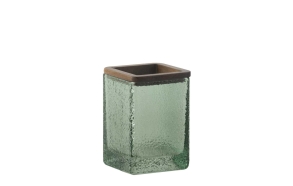 toothbrush holder Green Martele 7.5x7.5x11 cm