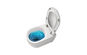 rimless Vortex wall hung toilet Nolita, white Tech (antibacterial surface)