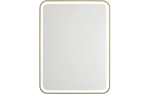 LED mirror Vesta Gold, 60x80 cm