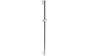 Shower rail, adjustable holder, round, 1000mm, chrome