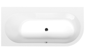 ASTRA L Asymmetric Bath 165x80x48cm, White