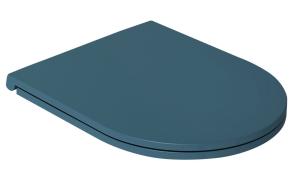 INFINITY Slim Toilet Seat, Easy Take, Soft Close, matt green Petrol