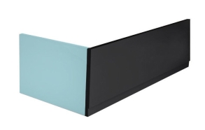 PLAIN front panel 150x59cm, black matt, right