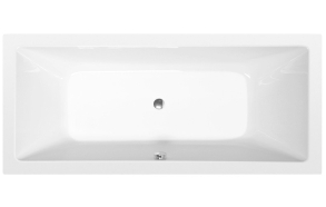 KRYSTA Rectangular Bath 180x70x39cm, White