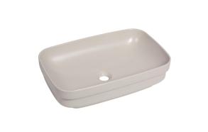 worktop basin Tribeca 60x38 cm, mat gray