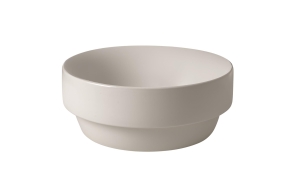 Countertop round washbasin 35x14 cm, white mat