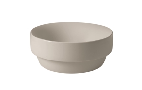Countertop round washbasin 35x14 cm, grey mat