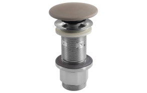 Washbasin waste 5/4“, Click-Clack, concrete plug, 10-80mm, sand