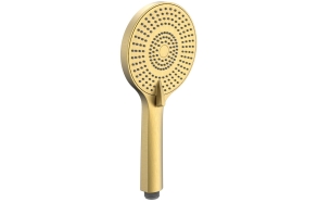 Massage hand shower, 3 modes, Ø 120 mm, ABS/gold matt