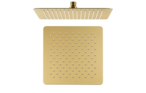 SLIM head shower, 300x300mm, gold matt